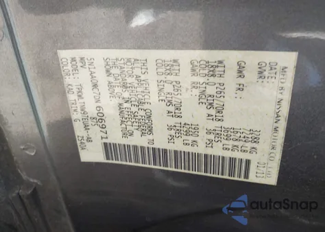 2013 Nissan Armada Sv/Sl/Platinum from USA, damaged, VIN 5N1AA0NC7DN606971